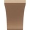 Ekena Millwork 5-inch W x 8-inch D x 8-inch H Lafayette Rough Cedar Woodgrain TimberThane Knee Brace, Primed BRCUR05X08X08LFTRCPR - alternate 6